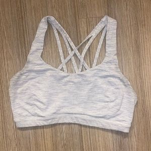 Lululemon sports bra/workout top! “Free to Be Serene Longline Bra Light Support”